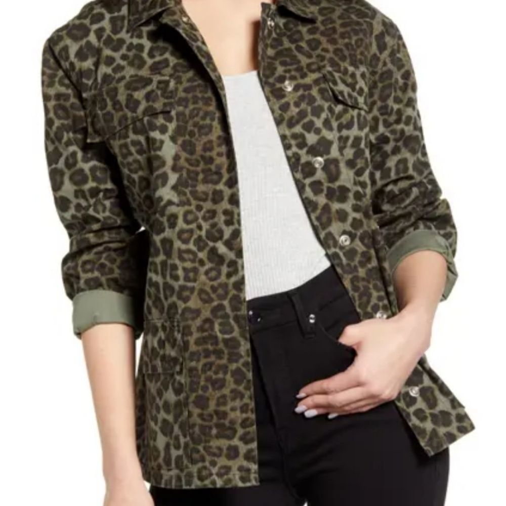 GoodAmerican The Camo Animal Print Jacket (A15)‎
